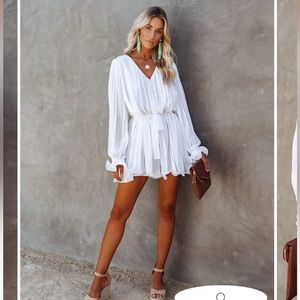 Vici “Found Love” pleated romper